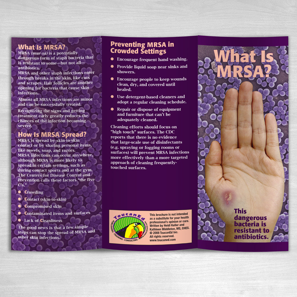 What is MRSA? Pamphlets ToucanEd