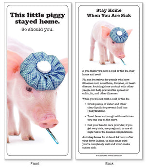 This Little Piggy Stayed Home Poster and/or Fact Cards