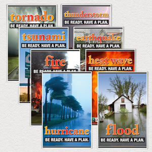 11" x 17" Laminated Hazard Posters.