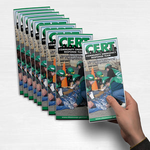 CERT Pamphlets in English. Sold in packs of 25.
