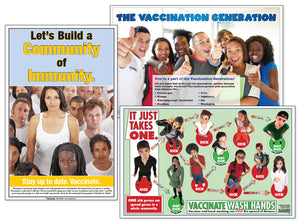 3 Vaccination Promotion posters