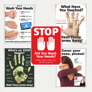 Protect your employees and patrons. Download 5 infection control poster to be displayed in restrestrooms, restaurants, kitchen, hotel, and more