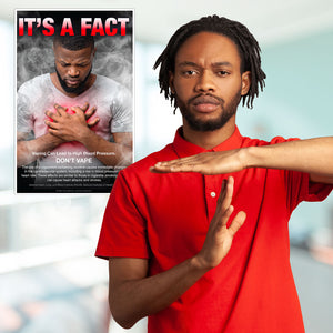 Set of Three It's a Fact Anti-Vaping Posters