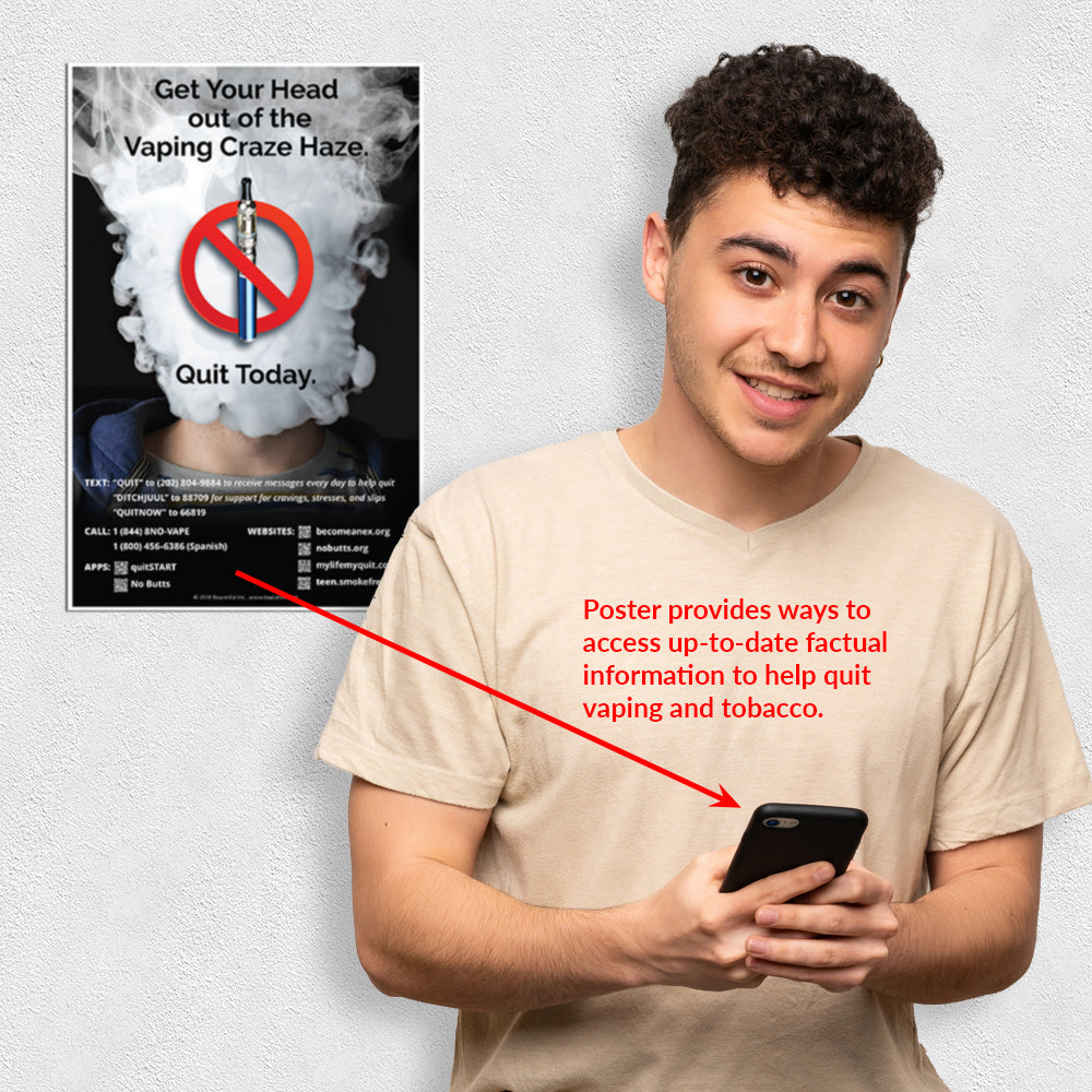 Get Your Head Out of the Vaping Craze Haze Poster ToucanEd Get Your Head Out of the Vaping Craze Haze Poster ToucanEd