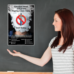 Get Your Head Out of the Vaping Craze Haze Poster