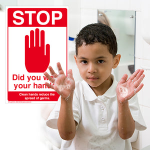 Stop! Did you Wash Your Hands Poster