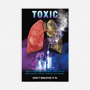 Toxic. Don't Breathe It In Poster