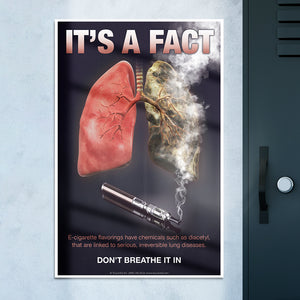 Set of Three Anti-Vaping Fact Posters