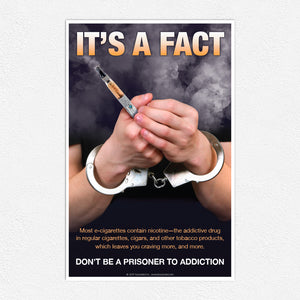 Set of Three Anti-Vaping Fact Posters