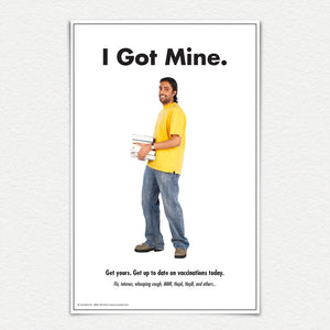 "I Got Mine" Vaccination Promotion Posters