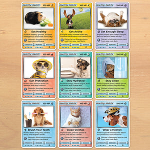 Healthy Habits 4 card sets (36 cards)