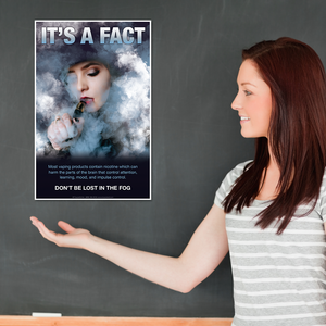 Set of Three Anti-Vaping Fact Posters