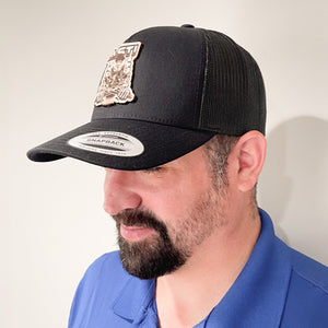 ASTI Retro Trucker Cap with Leather Patch