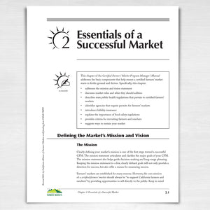 2021 Certified Farmers' Market Manager's Manual