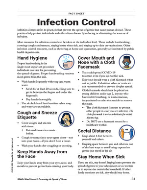 Infection Prevention Lessons for Teens Includes COVID-19 Information