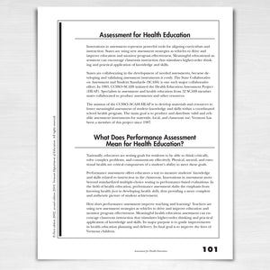Vermont Health Education Guidelines for Curriculum and Assessment