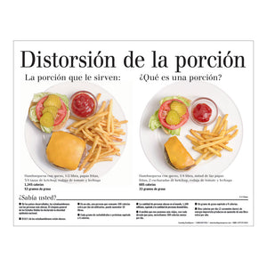 Portion Distortion Burger Poster