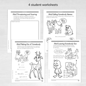 4 Student worksheets.