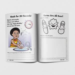 Germs Away! Infection Prevention Workbook for Children