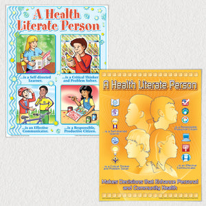 A Health Literate Person 17" X 22" Posters.