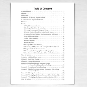Table of Contents: Introduction, References, Lessons, Activities, Appendix.