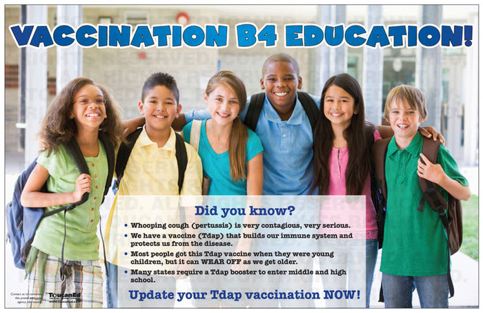 Vaccination B4 Education Poster