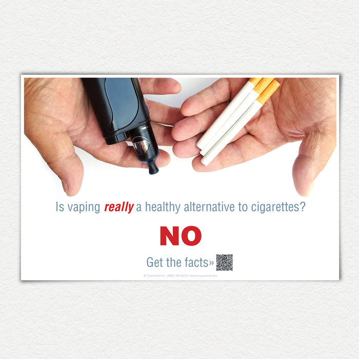 Is Vaping Really a Healthy Alternative to Cigarettes? Poster