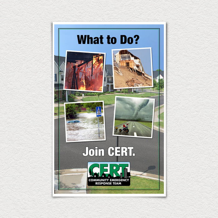 What to Do? Join CERT Poster