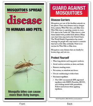 Mosquitoes Spread Disease Poster and/or Fact Cards