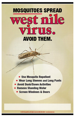 Mosquitoes Spread West Nile Virus Poster and/or Fact Cards