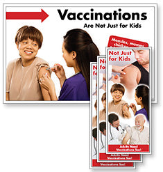 Vaccinations Are Not Just for Kids Poster and/or Fact Cards