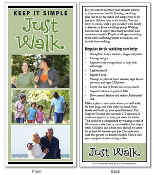 Walking Seniors Poster and/or Fact Cards