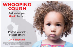 Whooping Cough Infant Girl Poster